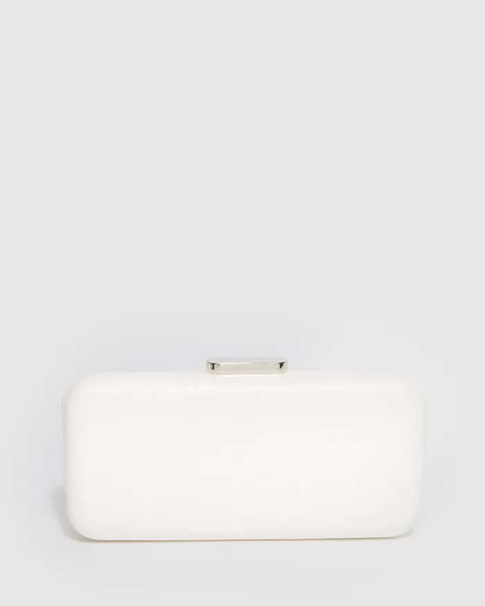 Colette By Colette Hayman Clutch Bags White Marlee Hardcase Clutch Bag 8211 Bags
