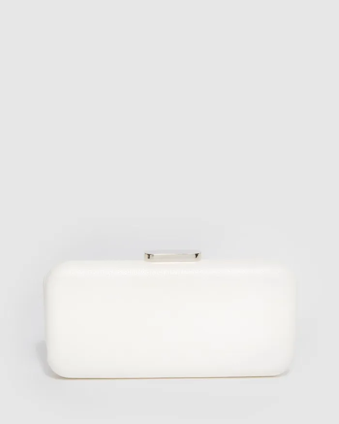 Colette By Colette Hayman Clutch Bags White Marlee Hardcase Clutch Bag 8211 Bags