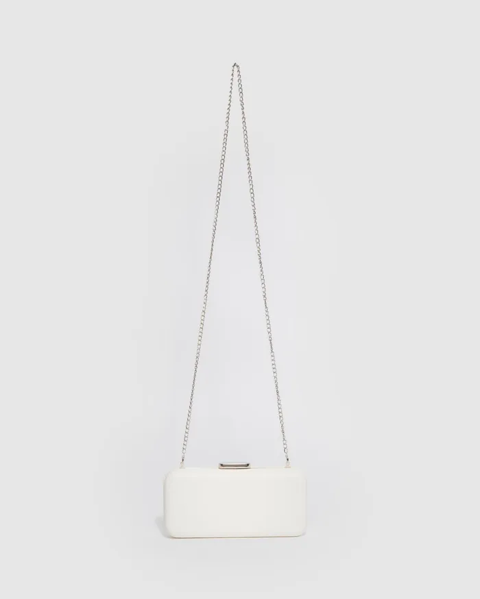 Colette By Colette Hayman Clutch Bags White Marlee Hardcase Clutch Bag 8211 Bags