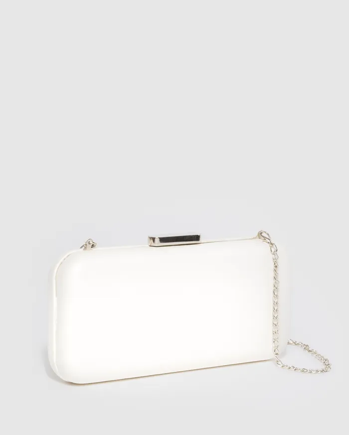 Colette By Colette Hayman Clutch Bags White Marlee Hardcase Clutch Bag 8211 Bags