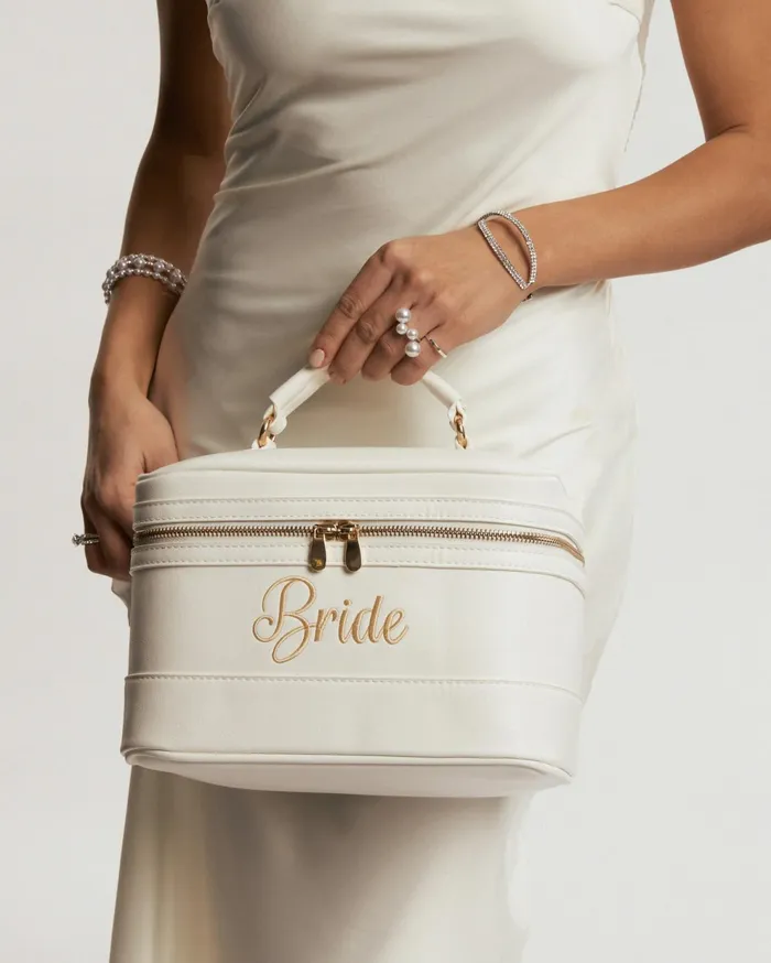 Colette By Colette Hayman Cosmetic and Makeup Bags White Bride Cosmetic Case 8211 Bags