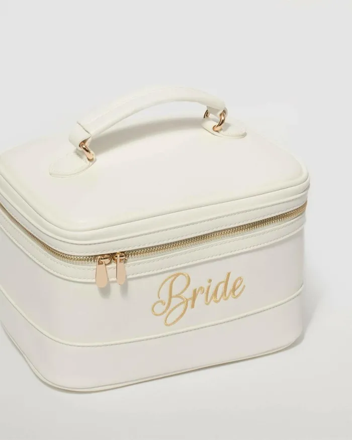 Colette By Colette Hayman Cosmetic and Makeup Bags White Bride Cosmetic Case 8211 Bags