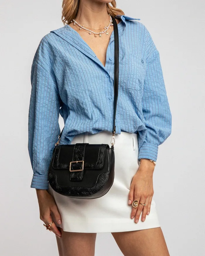 Colette By Colette Hayman Crossbody Bags Black Kiara Buckle Crossbody Bag 8211 Bags