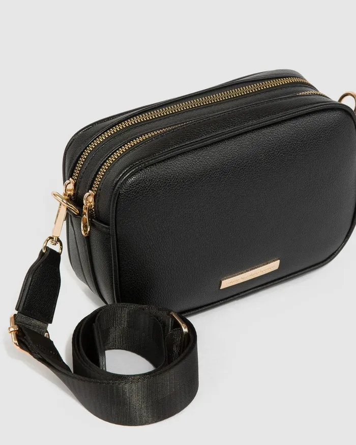 Colette By Colette Hayman Crossbody Bags Black Selina Webbing Strap Crossbody Bag 8211 Bags