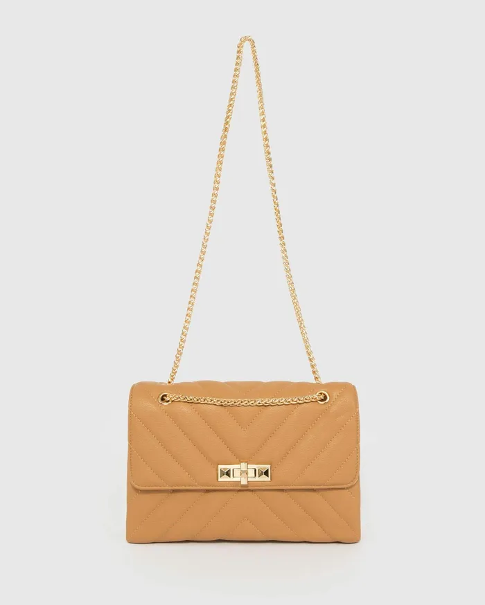 Colette By Colette Hayman Crossbody Bags Caramel Zion Arrow Crossbody Bag 8211 Bags