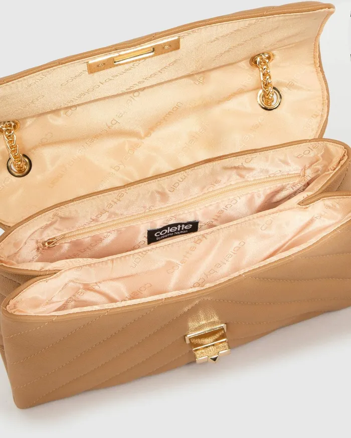 Colette By Colette Hayman Crossbody Bags Caramel Zion Arrow Crossbody Bag 8211 Bags