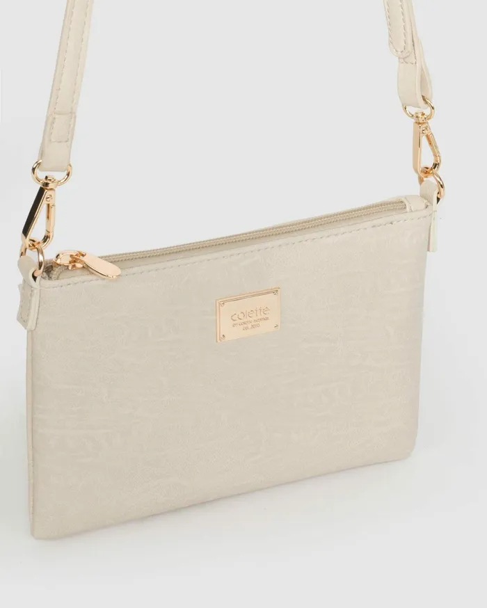 Colette By Colette Hayman Crossbody Bags Ivory Neutral Crossbody Bag Online 8211 Bags