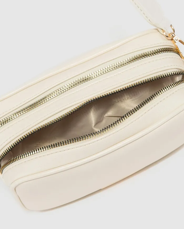 Colette By Colette Hayman Crossbody Bags Ivory Selina Webbing Strap Crossbody Bag 8211 Bags