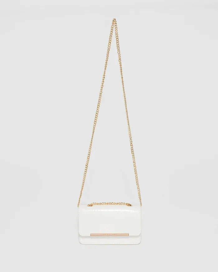 Colette By Colette Hayman Crossbody Bags Lauren White Chain Crossbody Bag 8211 Bags
