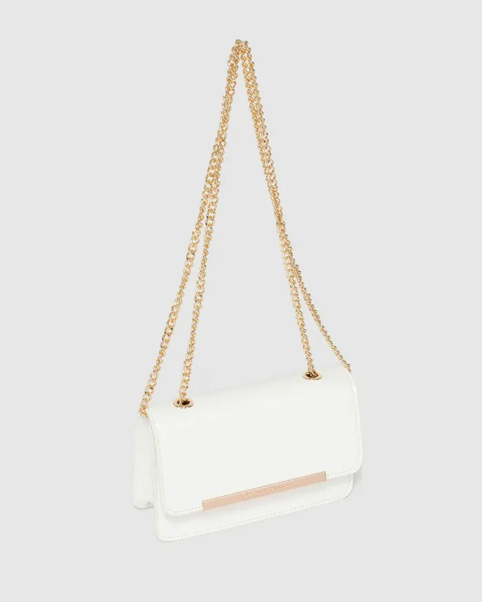 Colette By Colette Hayman Crossbody Bags Lauren White Chain Crossbody Bag 8211 Bags