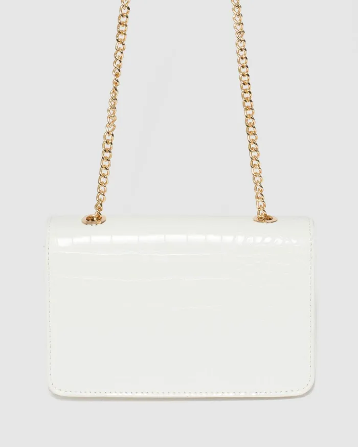 Colette By Colette Hayman Crossbody Bags Lauren White Chain Crossbody Bag 8211 Bags