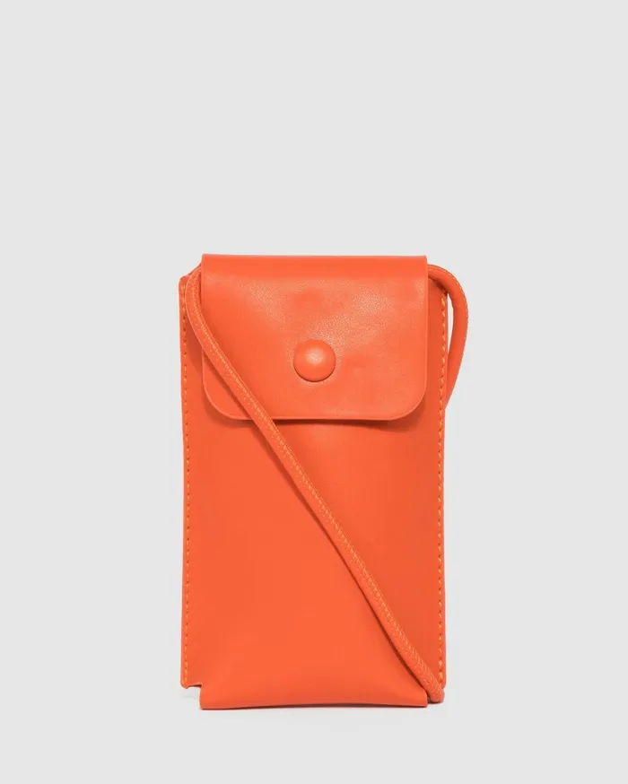Colette By Colette Hayman Crossbody Bags Orange Layla Phone Crossbody Bag 8211 Bags