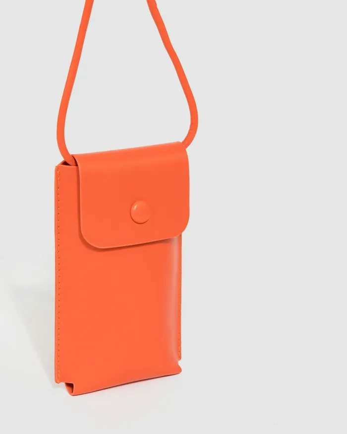 Colette By Colette Hayman Crossbody Bags Orange Layla Phone Crossbody Bag 8211 Bags