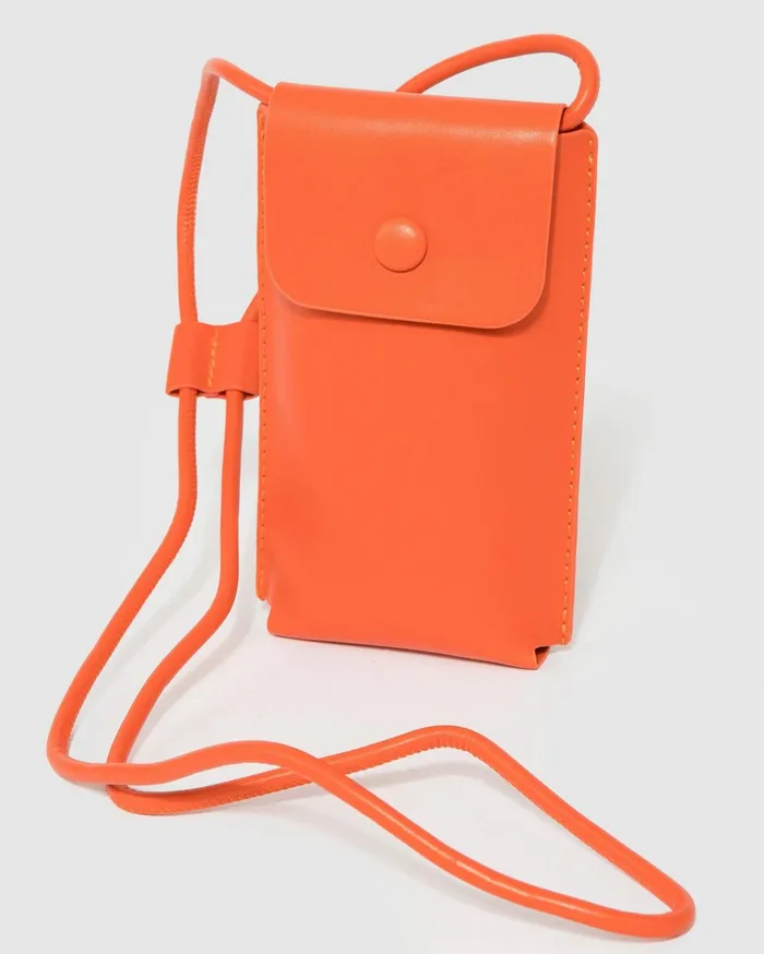 Colette By Colette Hayman Crossbody Bags Orange Layla Phone Crossbody Bag 8211 Bags