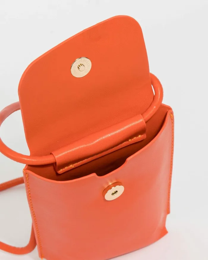 Colette By Colette Hayman Crossbody Bags Orange Layla Phone Crossbody Bag 8211 Bags