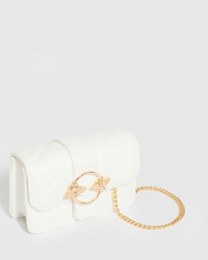 Colette By Colette Hayman Crossbody Bags White Quilt Crossbody Bag 8211 Bags