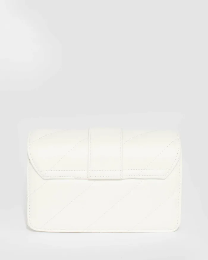 Colette By Colette Hayman Crossbody Bags White Quilt Crossbody Bag 8211 Bags