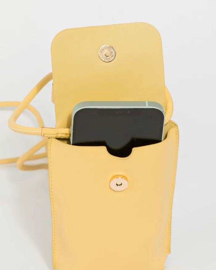 Colette By Colette Hayman Crossbody Bags Yellow Layla Phone Crossbody Bag 8211 Bags