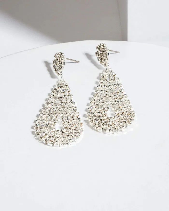 Colette By Colette Hayman Drop Crystal Crystal Chain Tiered Drop Earrings 8211 Jewellery Colette By Colette Hayman Drop Crystal Crystal Chain Tiered Drop Earrings 8211 Jewellery