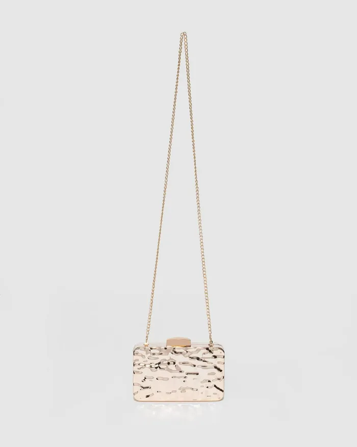 Colette By Colette Hayman Gold Aurelia Metal Clutch Bag Bags Clutch Bags