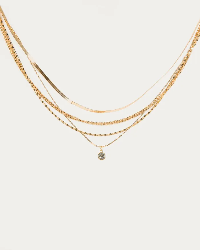 Colette By Colette Hayman Gold Multi Layer Fine Chain Necklace Jewellery Chain