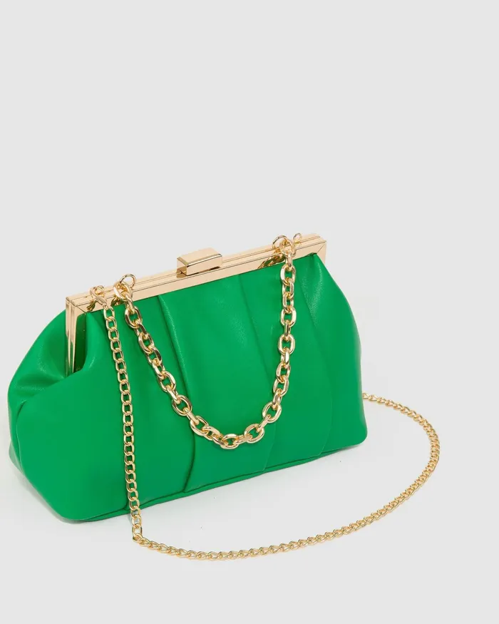 Colette By Colette Hayman Green Madison Frame Clutch Bag Bags Clutch Bags