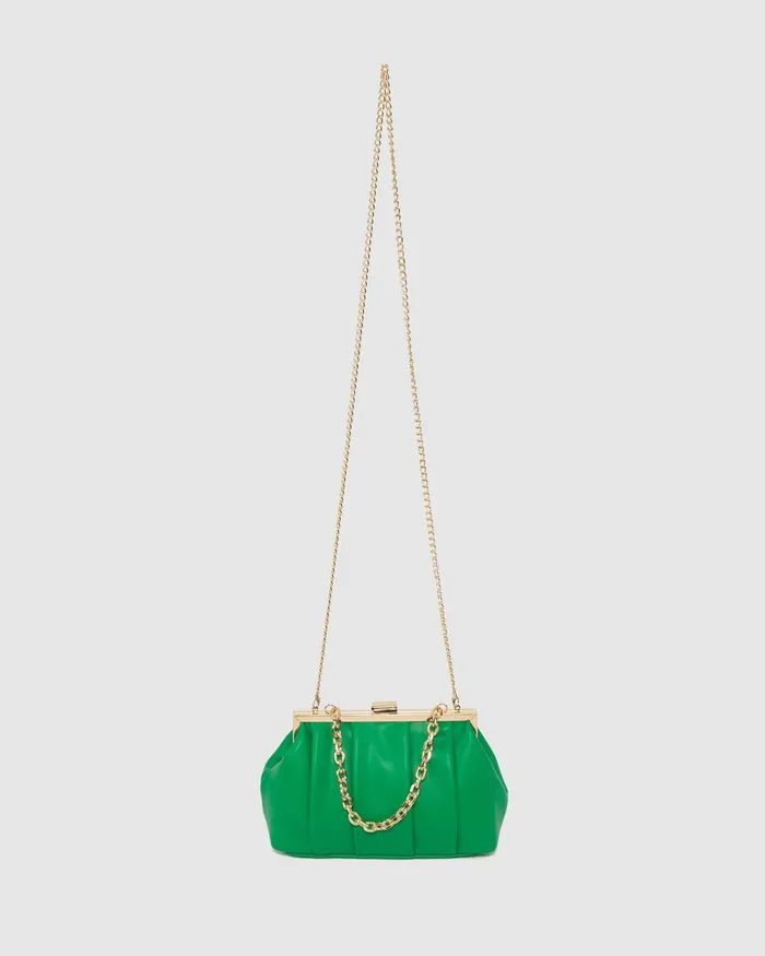 Colette By Colette Hayman Green Madison Frame Clutch Bag Bags Clutch Bags