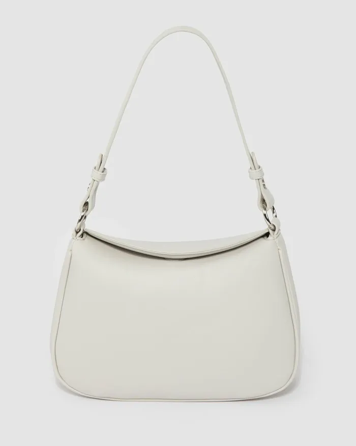 Colette By Colette Hayman Grey Stella Curved Shoulder Bag Bags Shoulder Bags