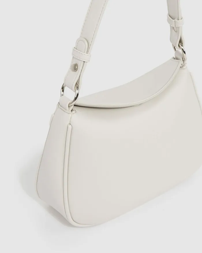 Colette By Colette Hayman Grey Stella Curved Shoulder Bag Bags Shoulder Bags