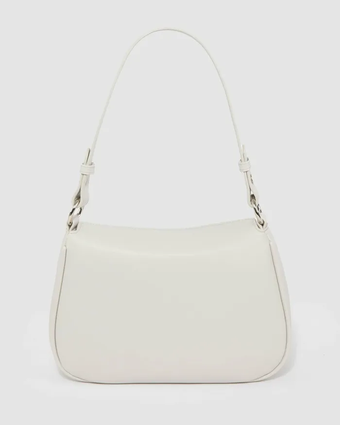 Colette By Colette Hayman Grey Stella Curved Shoulder Bag Bags Shoulder Bags