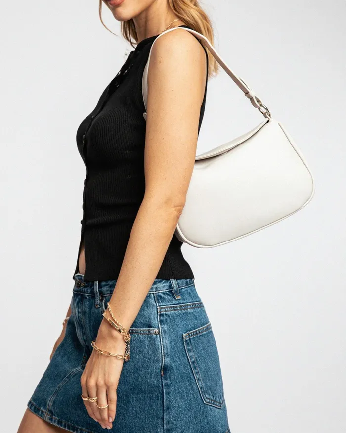 Colette By Colette Hayman Grey Stella Curved Shoulder Bag Bags Shoulder Bags