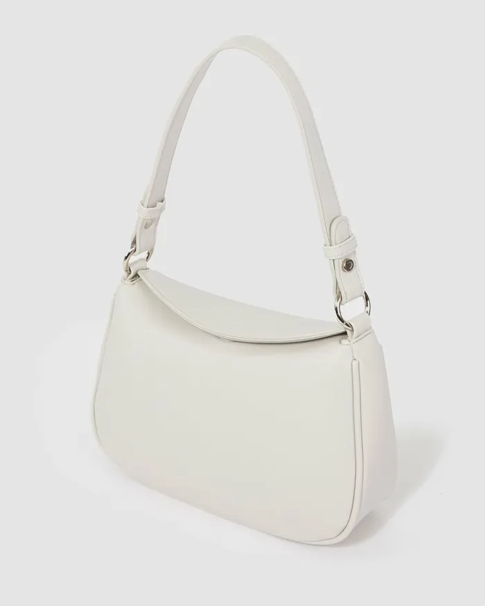 Colette By Colette Hayman Grey Stella Curved Shoulder Bag Bags Shoulder Bags