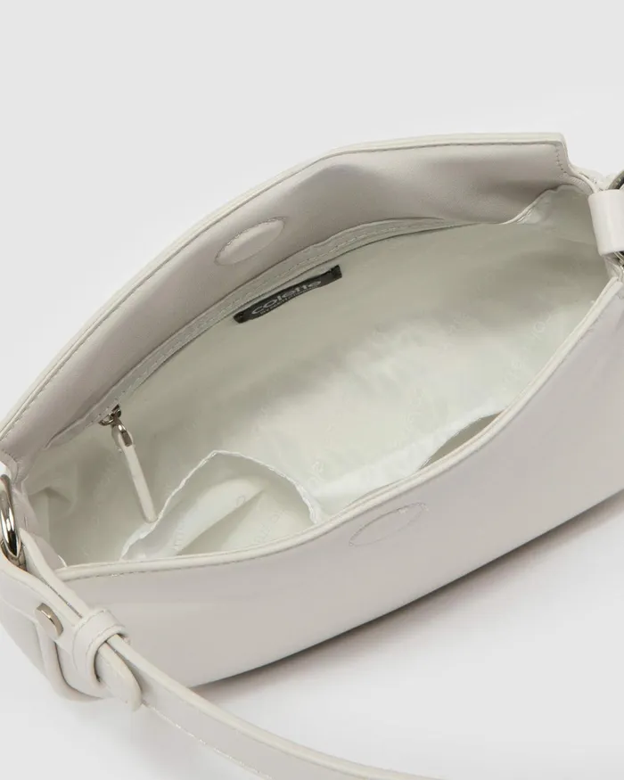 Colette By Colette Hayman Grey Stella Curved Shoulder Bag Bags Shoulder Bags