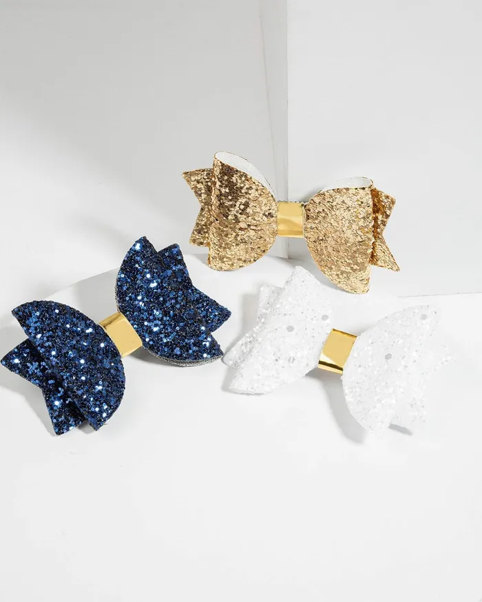 Colette By Colette Hayman Hair Slides and Clips Multi Multi Pack Girls Glitter Bow Hair Slides 8211 Accessories Colette By Colette Hayman Hair Slides and Clips Multi Multi Pack Girls Glitter Bow Hair Slides 8211 Accessories