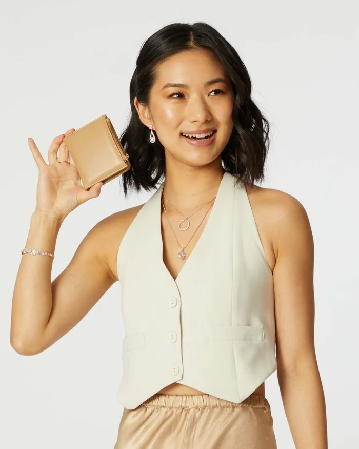 Colette By Colette Hayman Han Mini Nude Wallet Bags Wallets
