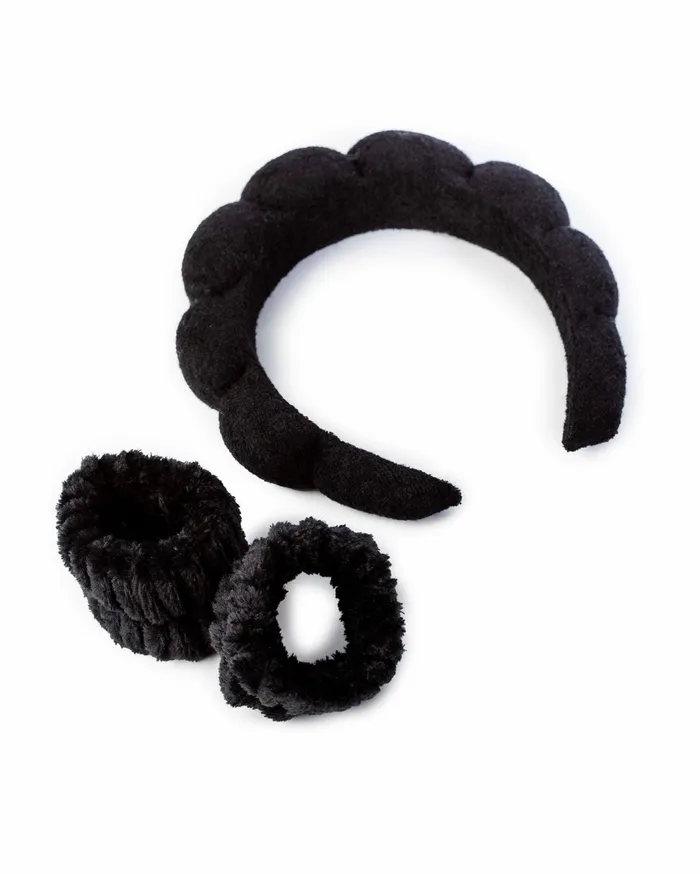 Colette By Colette Hayman Headbands and Fascinators Pink 3 Pack Wrist And Headband Wash Set 8211 Accessories