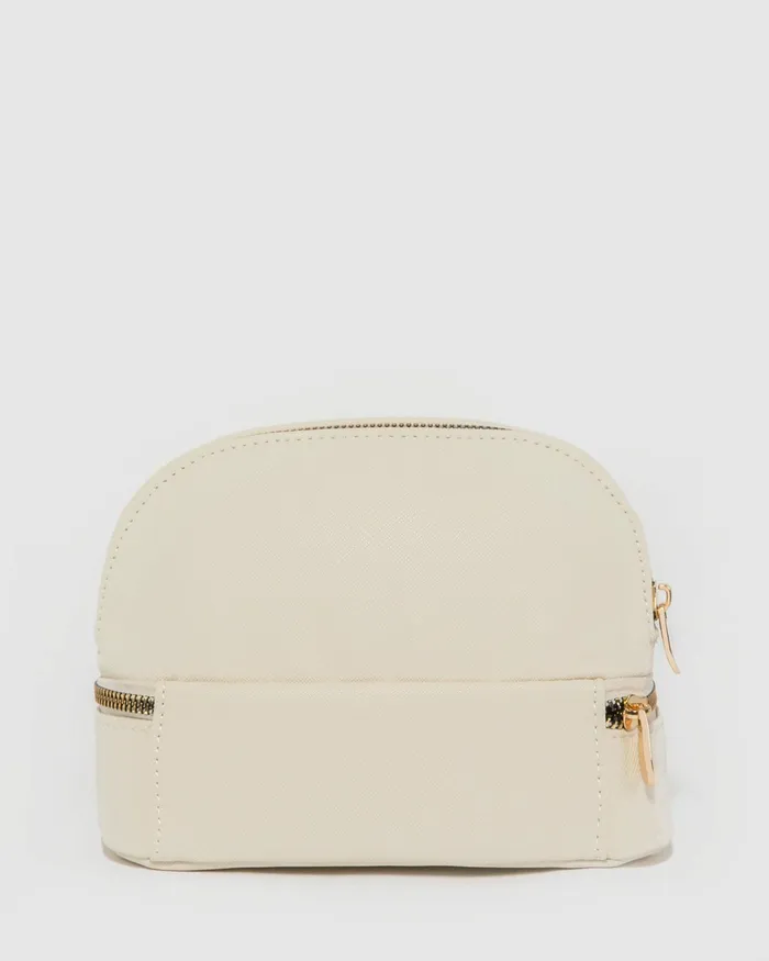 Colette By Colette Hayman Ivory Penelope 2In1 Cos Jewel Case Bags Cosmetic and Makeup Bags
