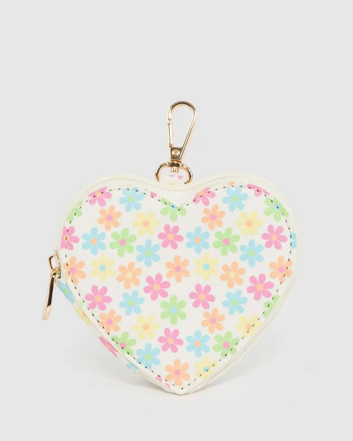 Colette By Colette Hayman Kids Bags Multi Heart Keyring Coin Purse 8211 Bags