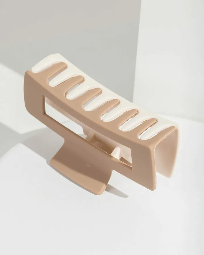 Colette By Colette Hayman Multi Colour Two Tone Rectangle Claw Clip Accessories Claw Clips