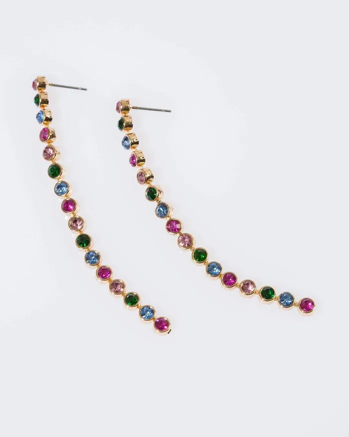 Colette By Colette Hayman Multi Fine Circle Drop Earrings Jewellery Drop