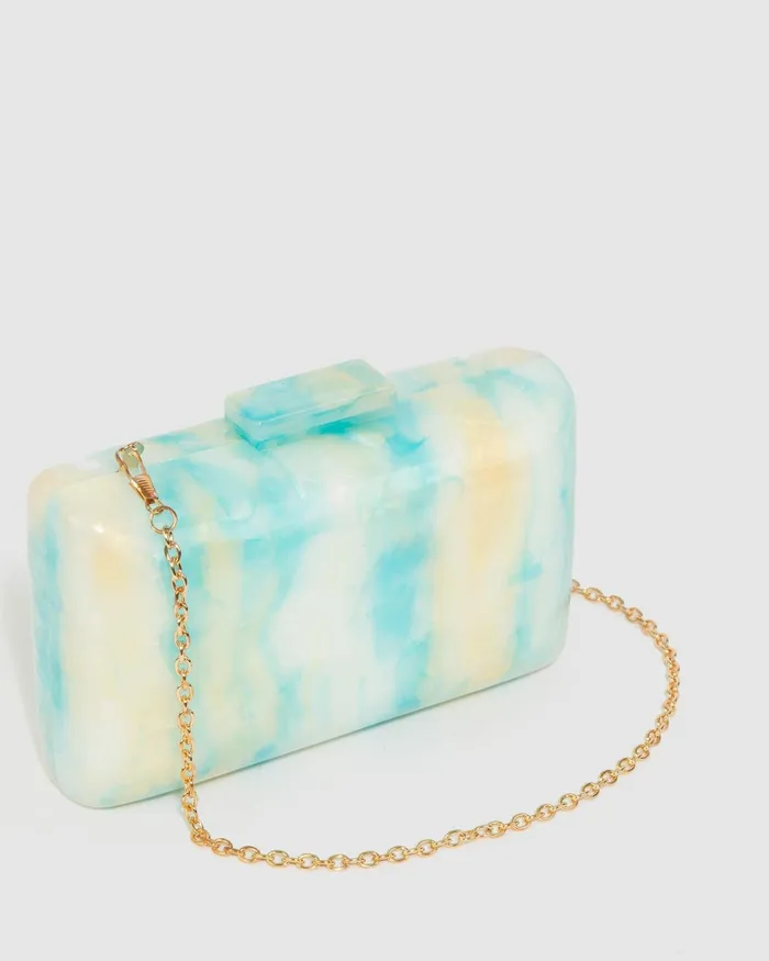 Colette By Colette Hayman Multi Olivia Acrylic Clutch Bags Clutch Bags