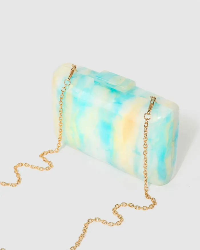 Colette By Colette Hayman Multi Olivia Acrylic Clutch Bags Clutch Bags