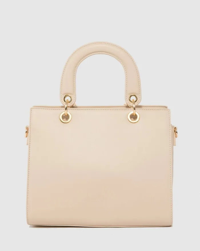 Colette By Colette Hayman Natural Ella Emboss Tote Bag Bags Work Bags