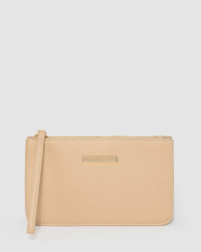 Colette By Colette Hayman Natural Willow Wristlet Clutch Bag Bags Clutch Bags