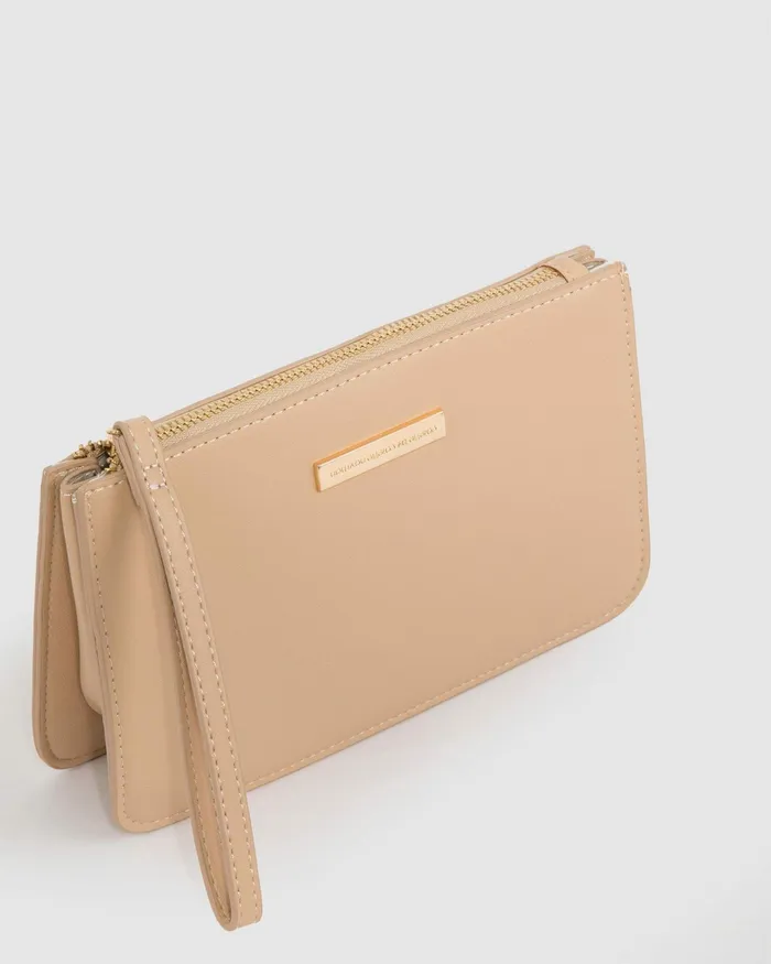 Colette By Colette Hayman Natural Willow Wristlet Clutch Bag Bags Clutch Bags