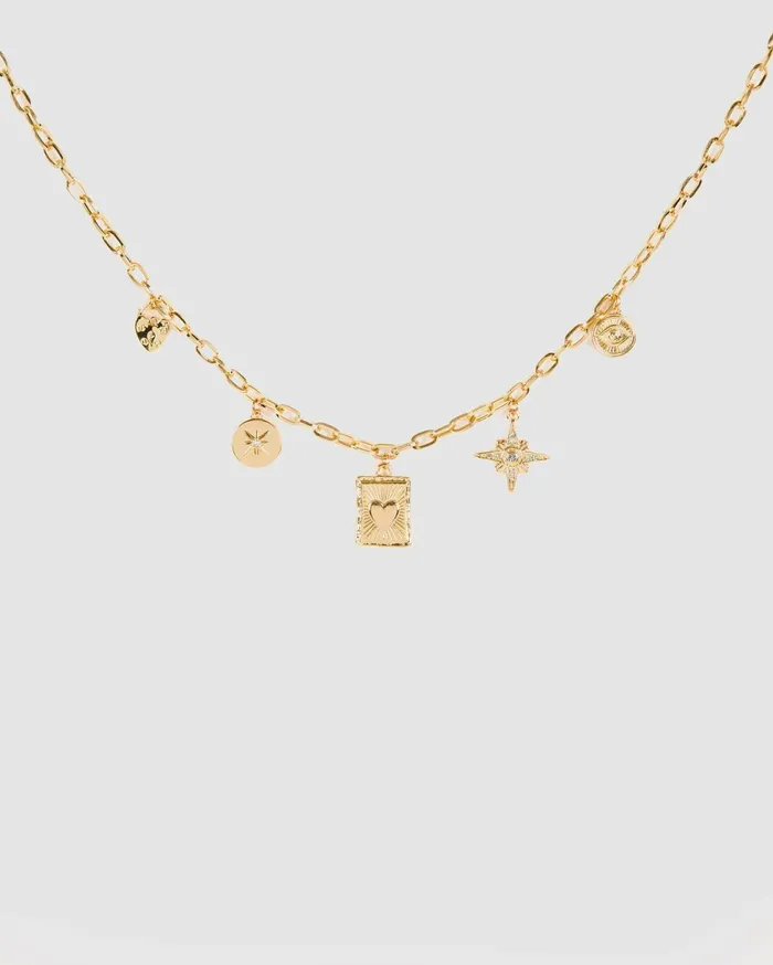 Colette By Colette Hayman Pendant Gold Multi Pendant Statement Necklace 8211 Jewellery
