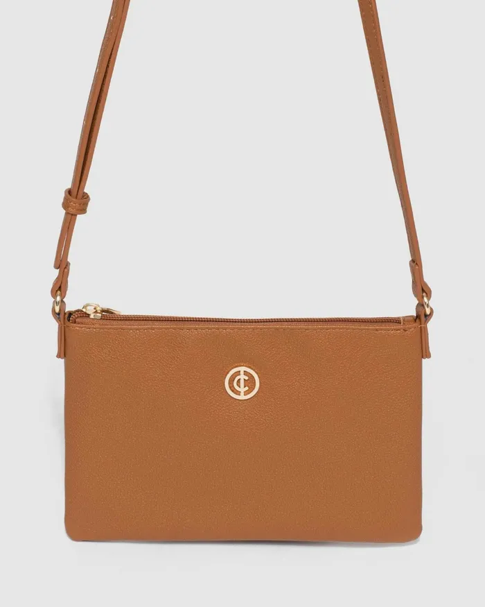 Colette By Colette Hayman Peta Tan Crossbody Bag Bags Crossbody Bags