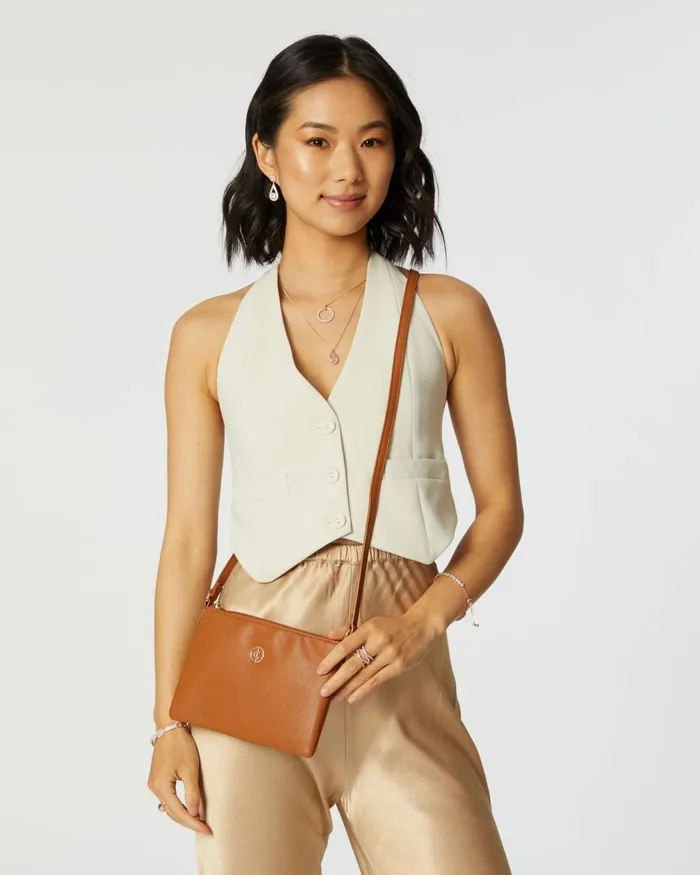 Colette By Colette Hayman Peta Tan Crossbody Bag Bags Crossbody Bags