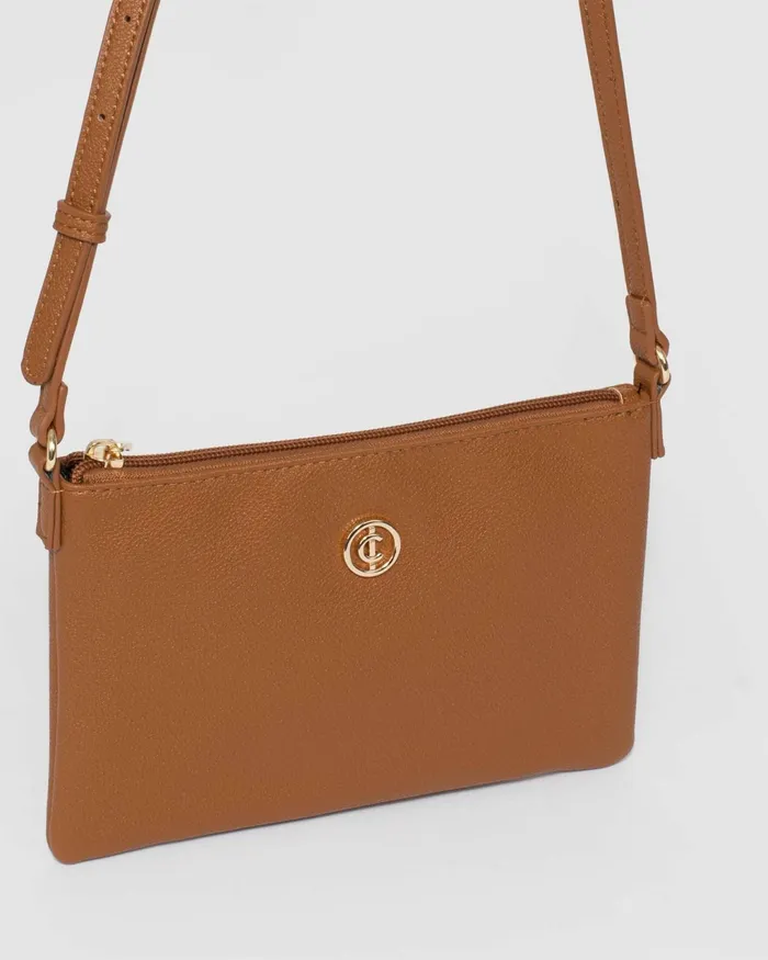 Colette By Colette Hayman Peta Tan Crossbody Bag Bags Crossbody Bags