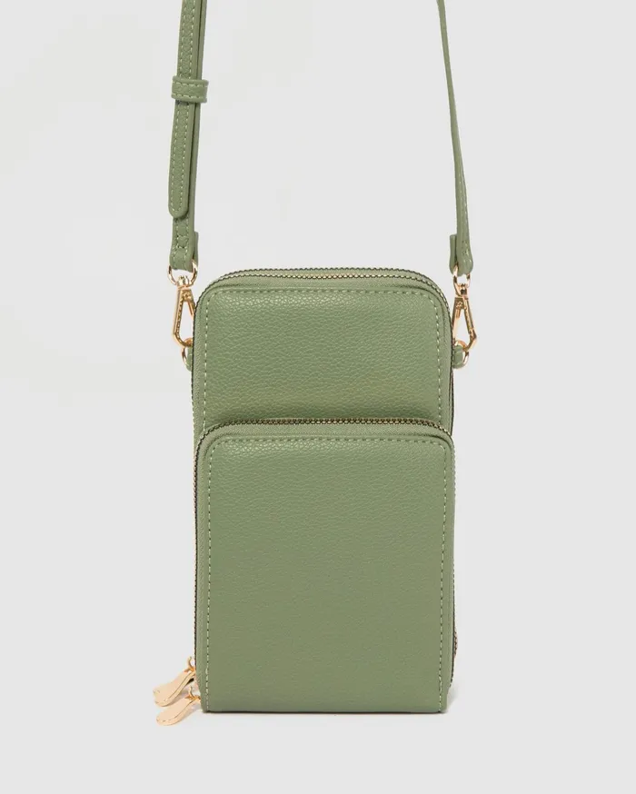 Colette By Colette Hayman Phone Bags Olive Koni Phone Crossbody Bag 8211 Bags